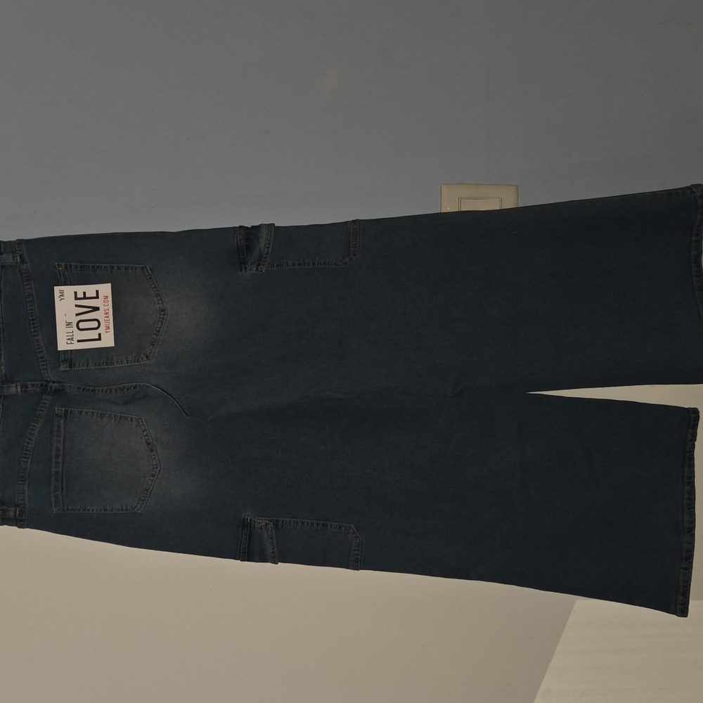 Love Blue Flare Wide Leg Jeans